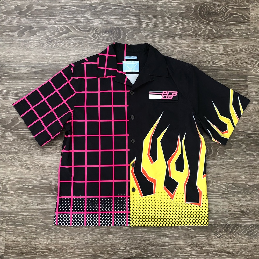 Prada Split “Flame” Shirt